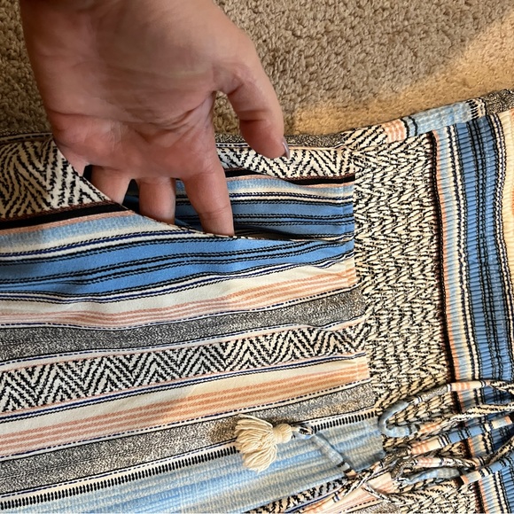 Venus Halter Tassel Striped Jumpsuit - XL (16) - Picture 5 of 13